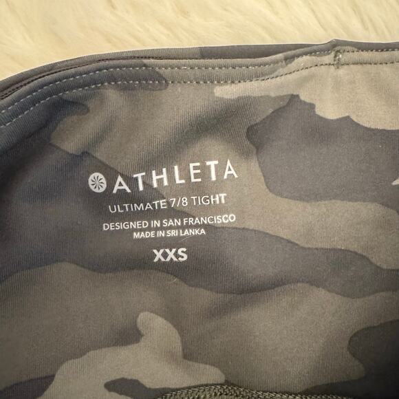 Athleta Ultimate 7/8 Tight Camo Stash Pocket High Rise Leggings XXS - Picture 8 of 16